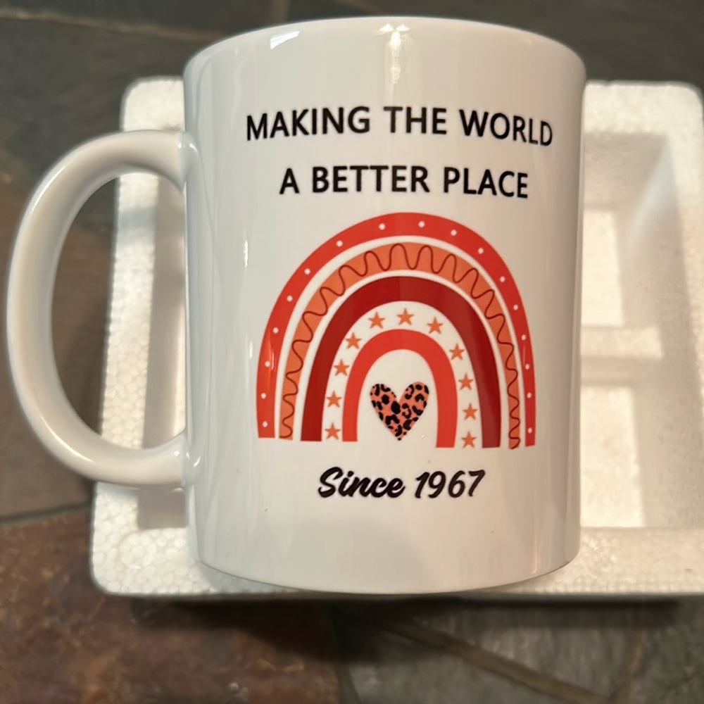 Sweet Love 1967 Birthday Mug